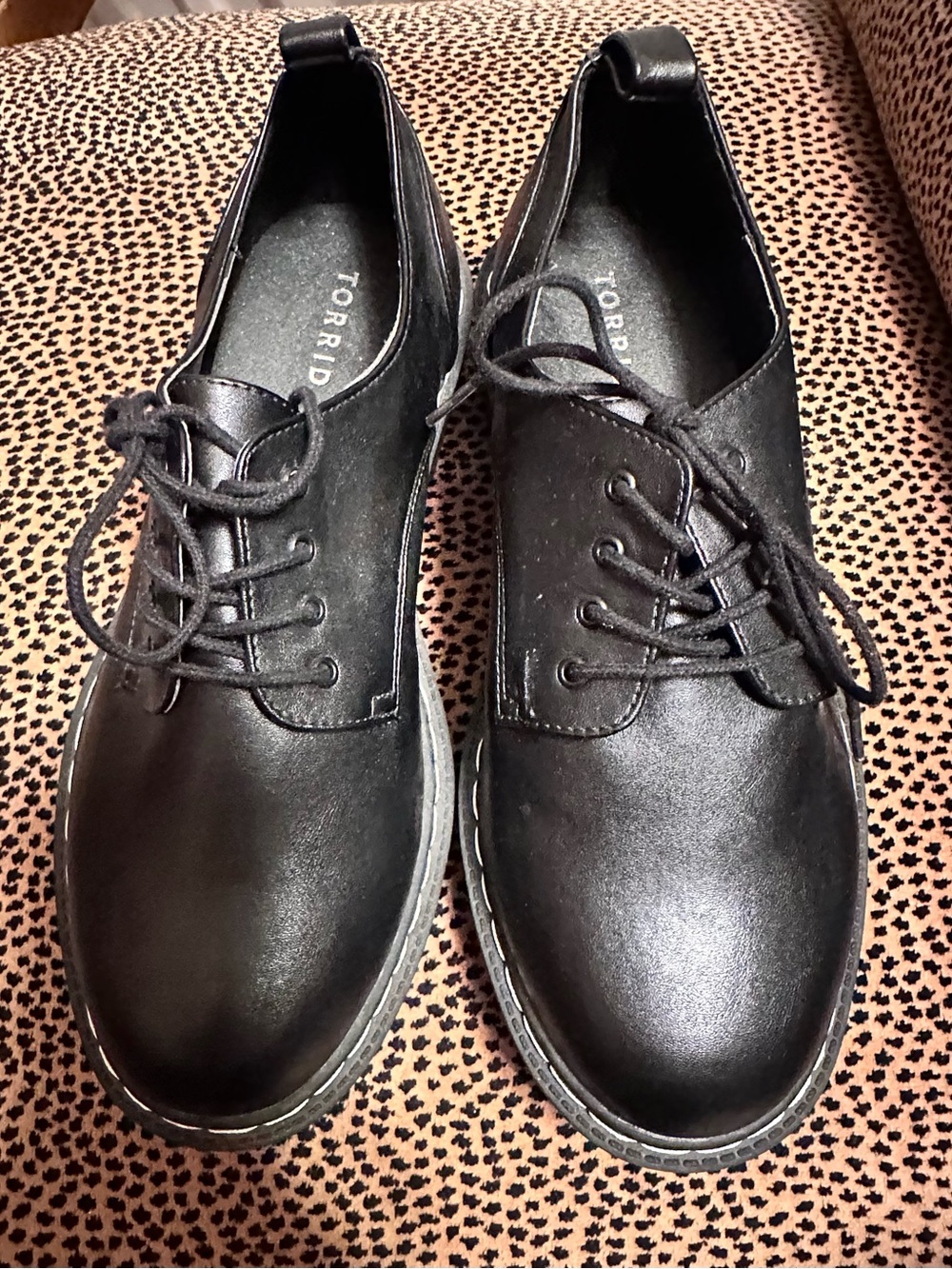 torrid Black Lace-Up Women's Derby Oxfords